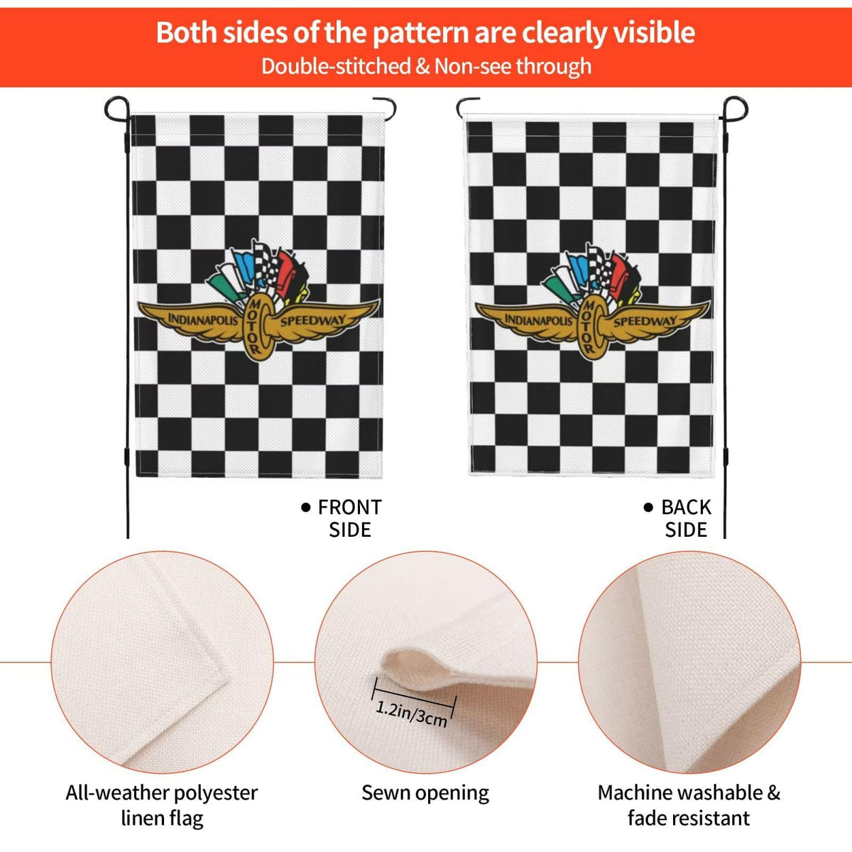 VIMITEAMER racing fan decor flag ideal for celebrations and gifts.
