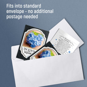 Vimtoba memorial service favor packet collection image, elegant design for remembrance