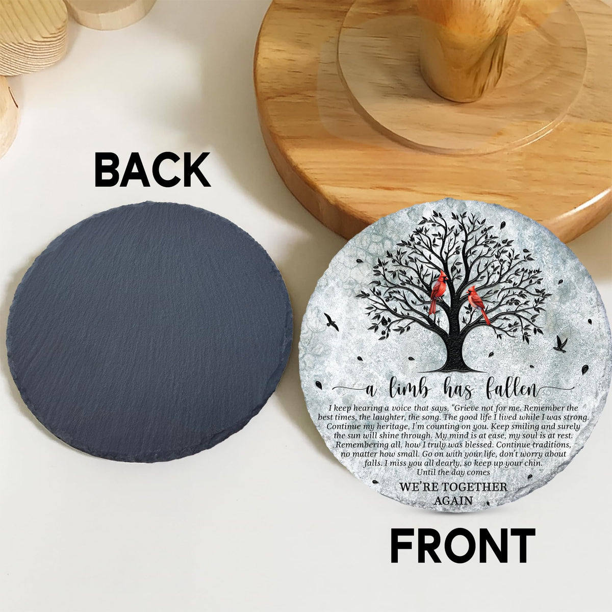 VINARTSVN indoor outdoor display setup for garden or tabletop memorial