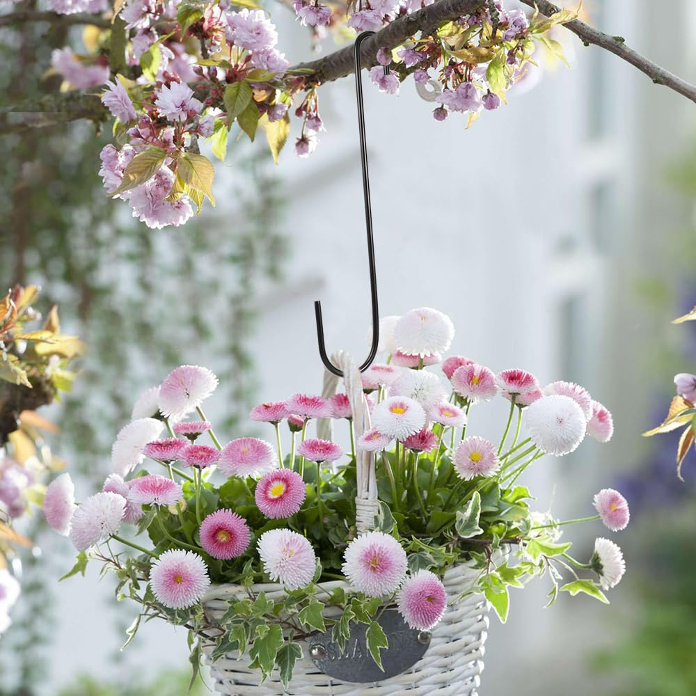 Vindar S hook organizing garden tools for easy storage.