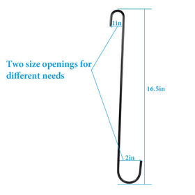 Vindar extra-large S-hook handles heavy loads up to 100 lb.