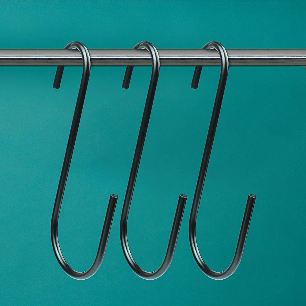 Vindar 6-inch S hook with 1-inch opening for smaller items.