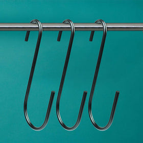 Vindar 6-inch S hook with 1-inch opening for smaller items.