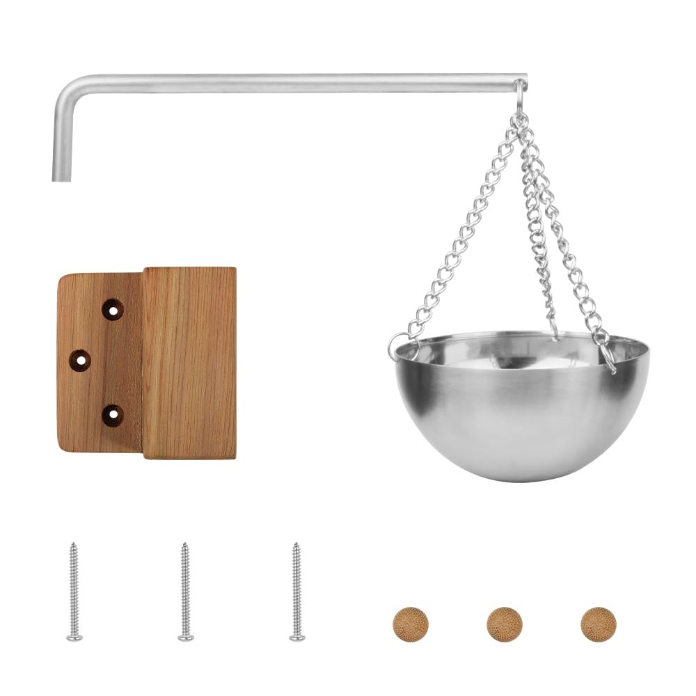 Vindar swing arm over heater enables easy oil addition or stowaway.