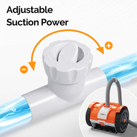 Includes 39.6-foot hose for extended reach in larger pools.