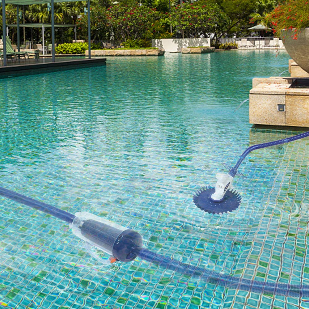 VINGLI leaf catcher with crystal-clear outer shell lets you see debris at a glance.