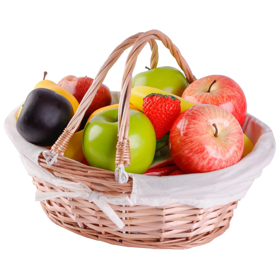 Vintiquewise wicker basket with two handles for easy transport and gifting