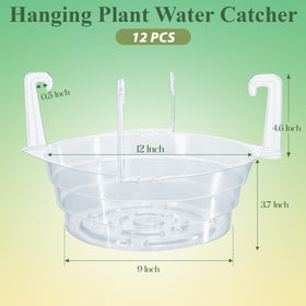 VIOBEPASS clear drip pan for pots demonstrates water collection and visibility