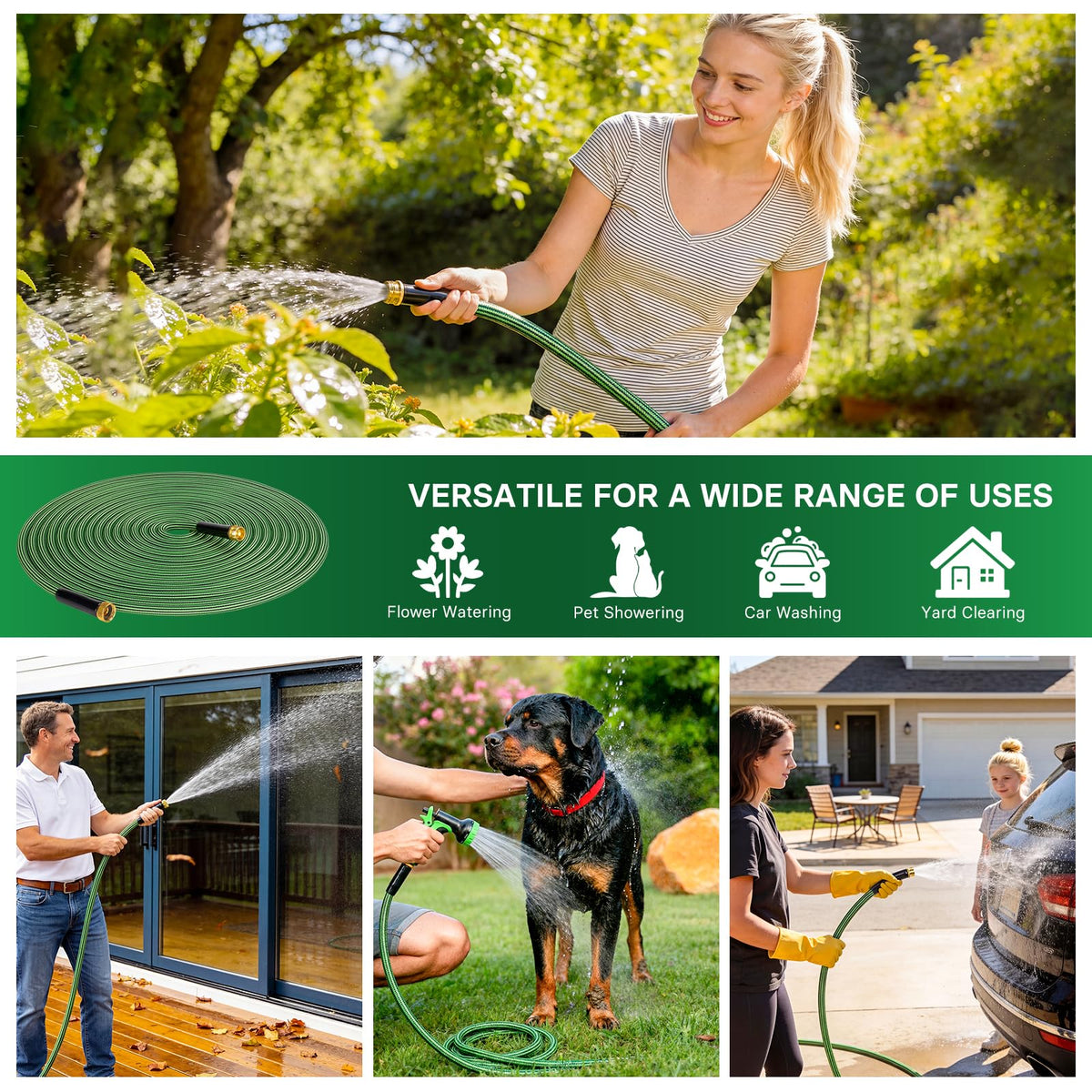 VIONMI outdoor cleaning setup ideal for patios and car washing