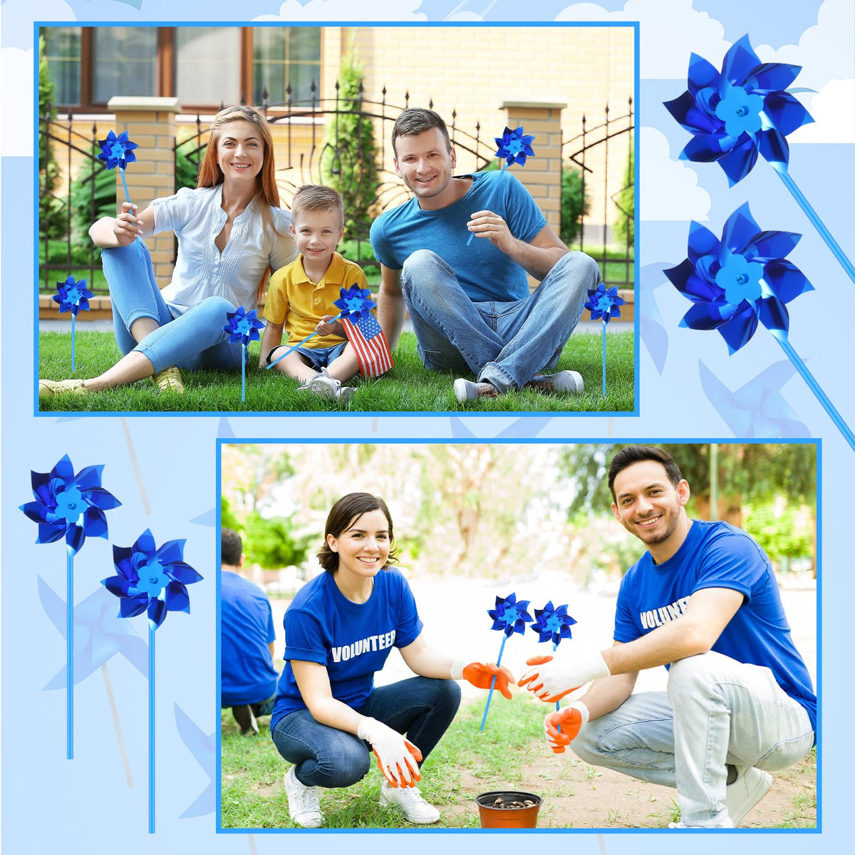 VioraWhite pinwheels support awareness at schools and communities