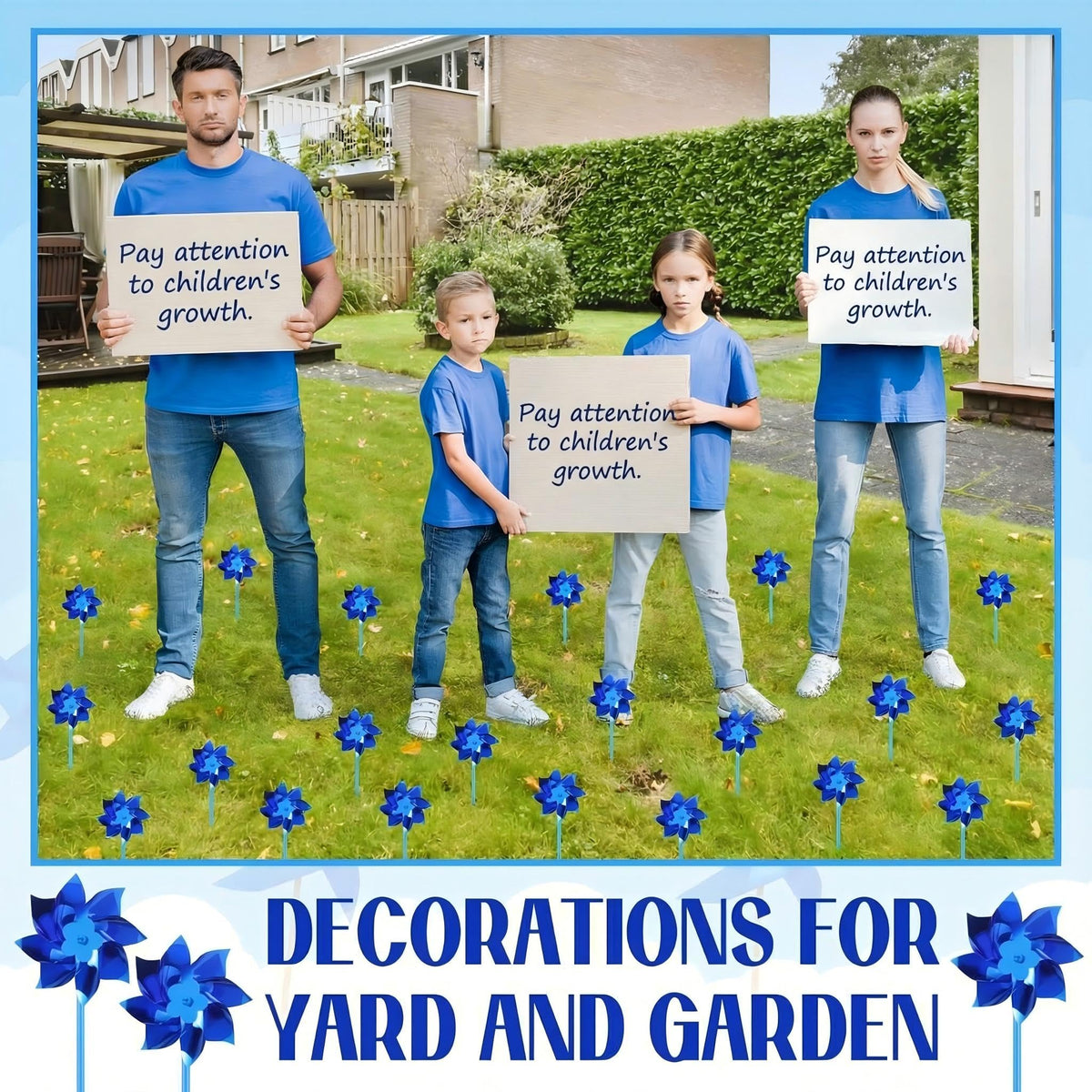 VioraWhite PET material pinwheels stay colorfast in sunlight