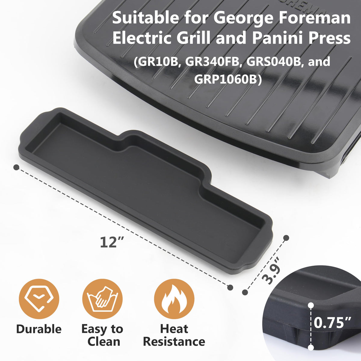 Viotiin 12inch-silicone-oil-pan emphasizes heat resistance and easy cleanup.