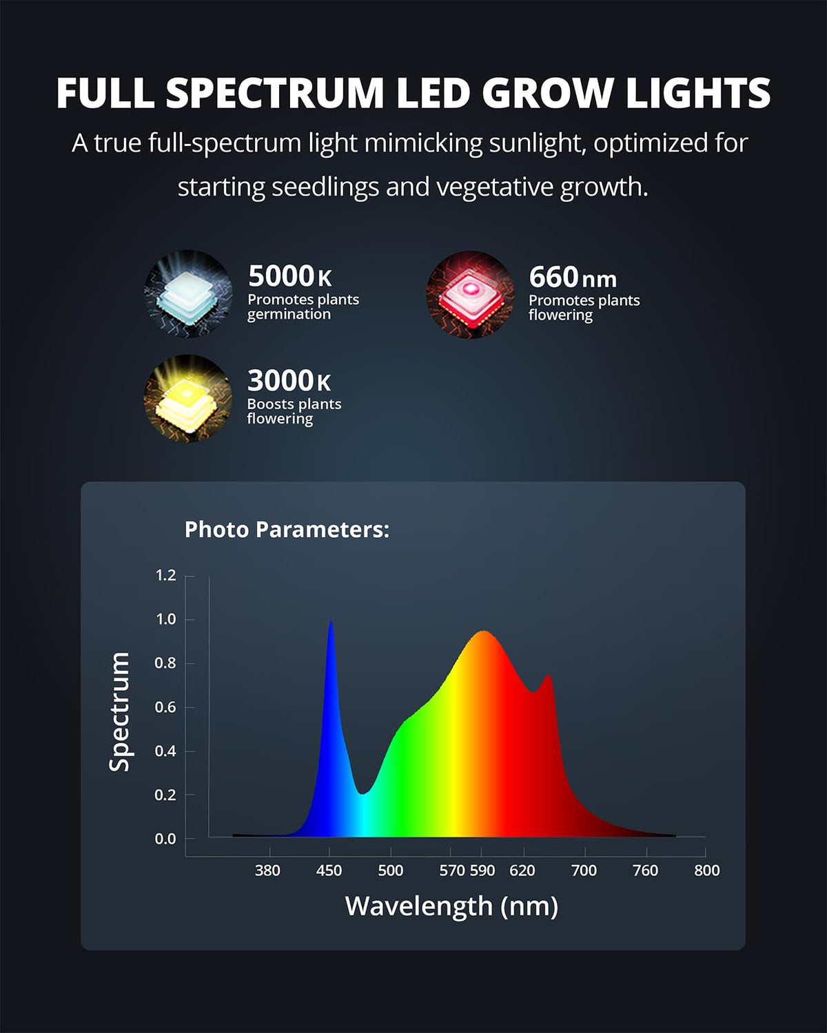 VIPARSPECTRA P700 heat sink design promotes quiet, efficient cooling.