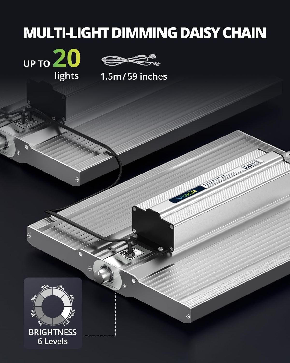 Aluminum heatsink on XS1500 Pro ensures durable heat dissipation.