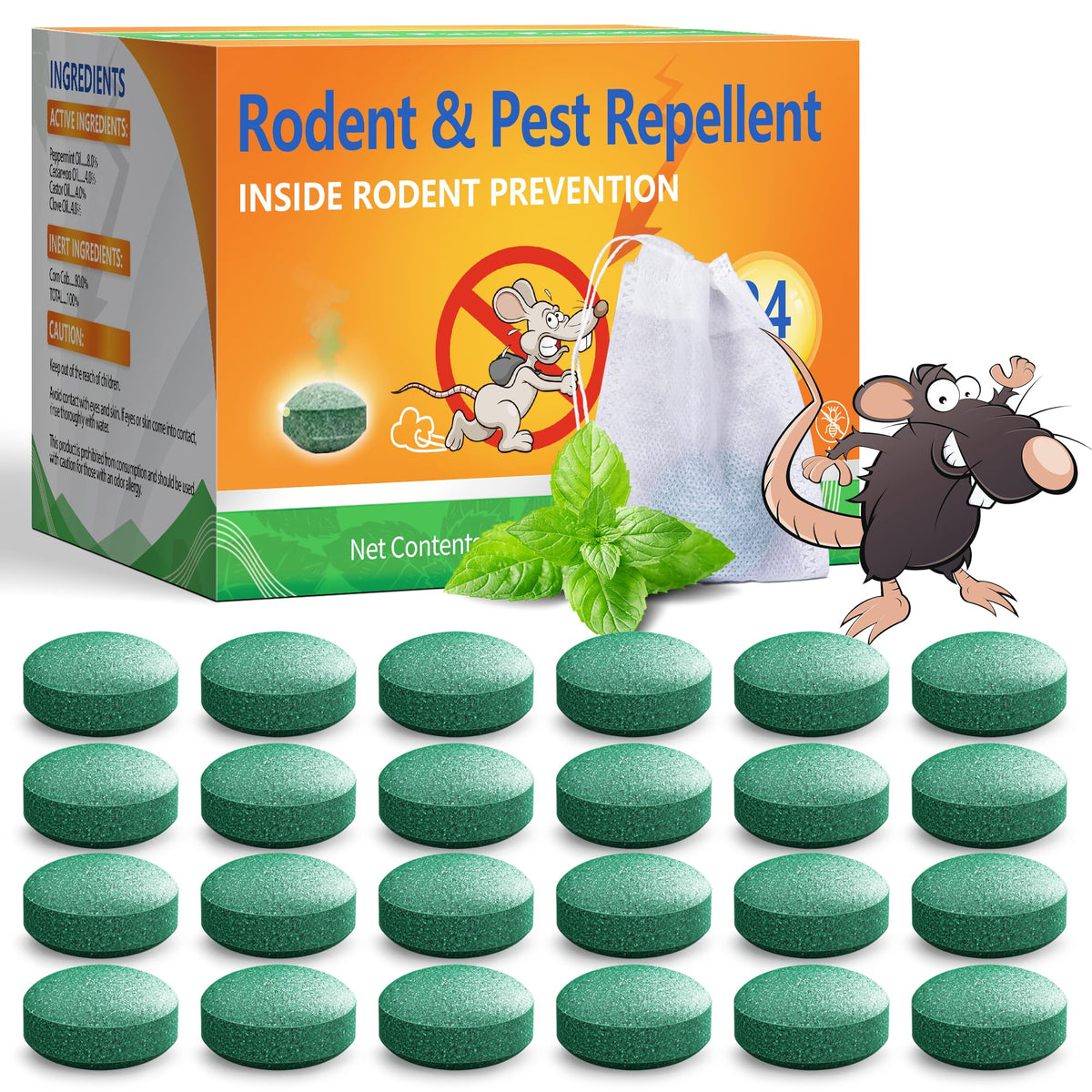 Vipoem rodent repellent balls for indoor outdoor use deterring mice and rats