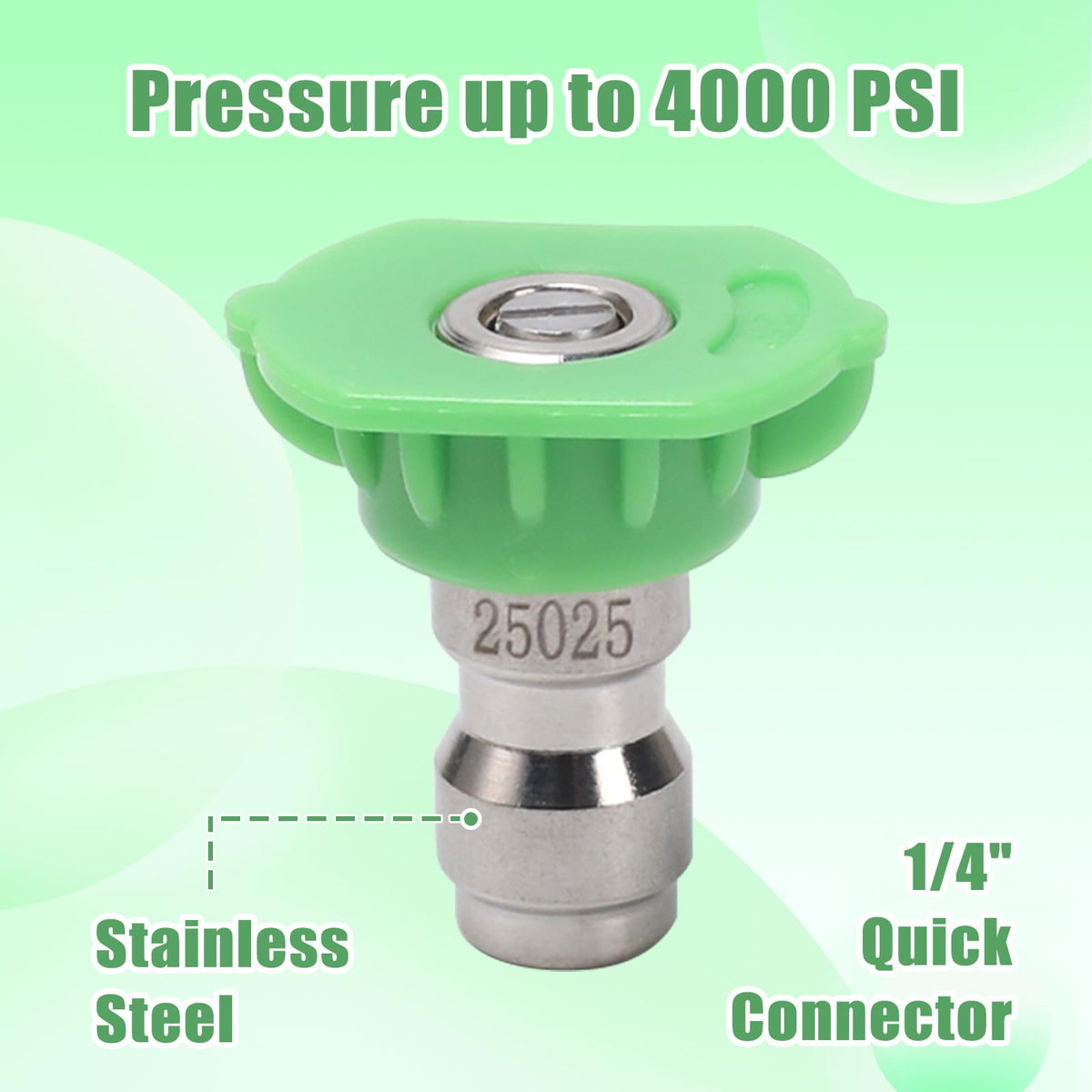 VIPRUSH durable stainless steel nozzle for rust-proof longevity