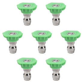 VIPRUSH green 25-degree nozzle tips for gentle surface cleaning