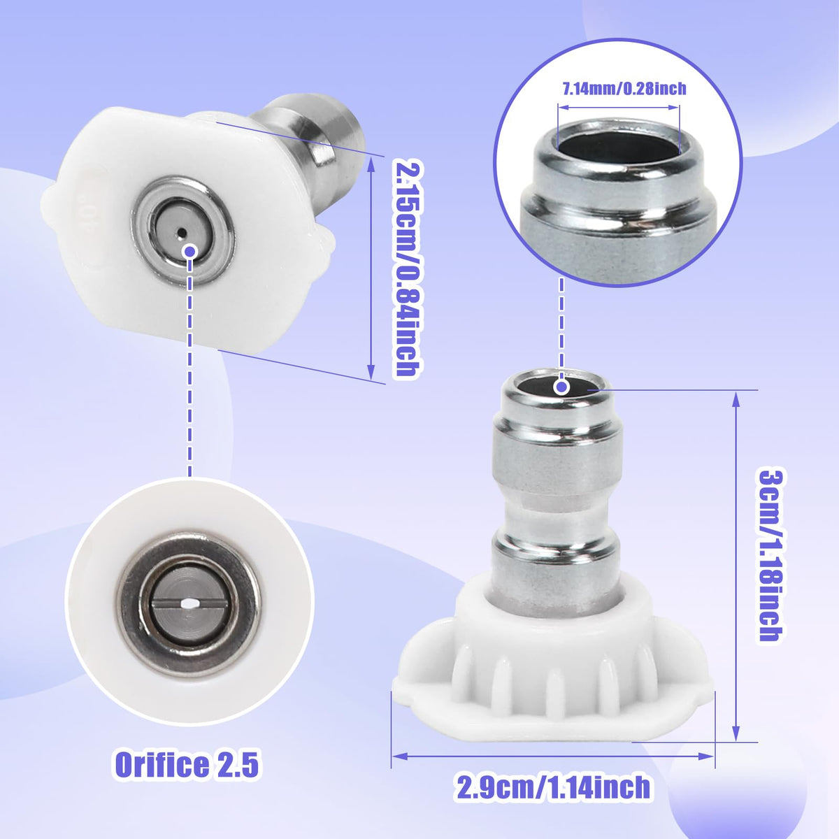 VIPRUSH heavy-duty plastic body for long-lasting performance