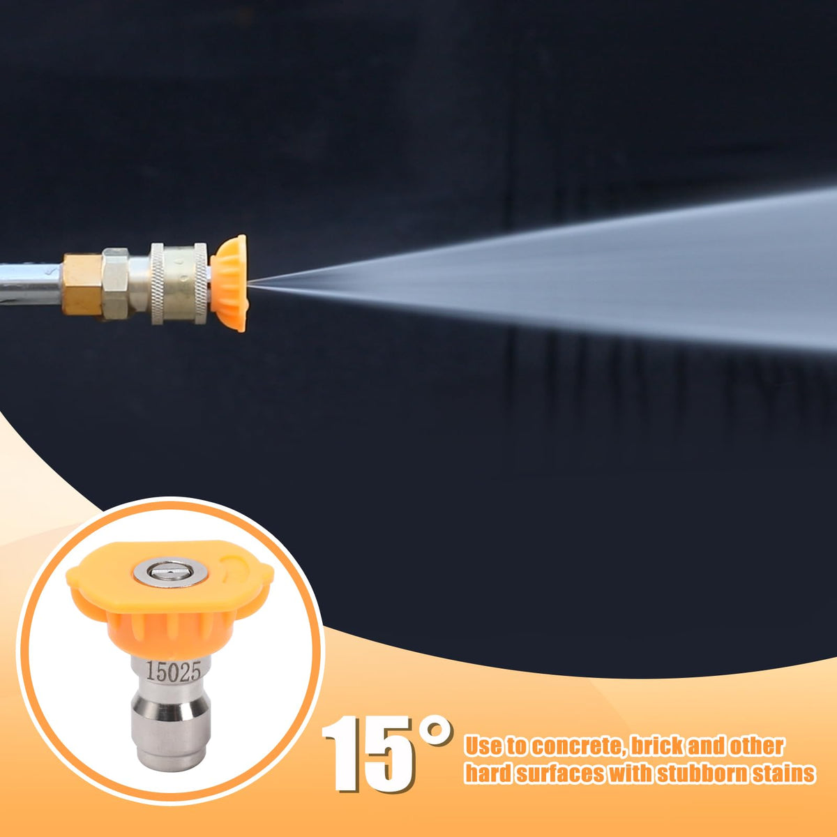 VIPRUSH 1/4-inch quick-connect for fast, secure attachment