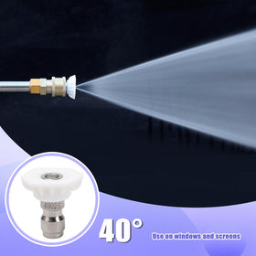 VIPRUSH seven-pack nozzles with quick-connect for versatile tasks