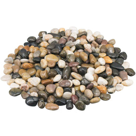 Virekm decorative rocks in natural tones brighten potted plants and home displays