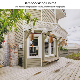 VIREKM bamboo wind chimes make a thoughtful sympathy or gift.