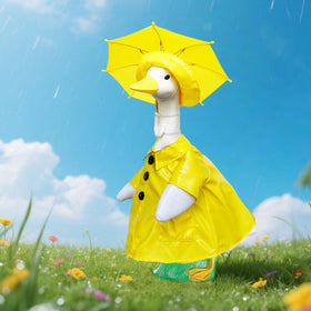 VireoSpire goose umbrella accessory adds color during drizzle
