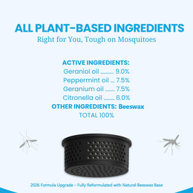 Virine mosquito repeller placed on a table-top for instant protection
