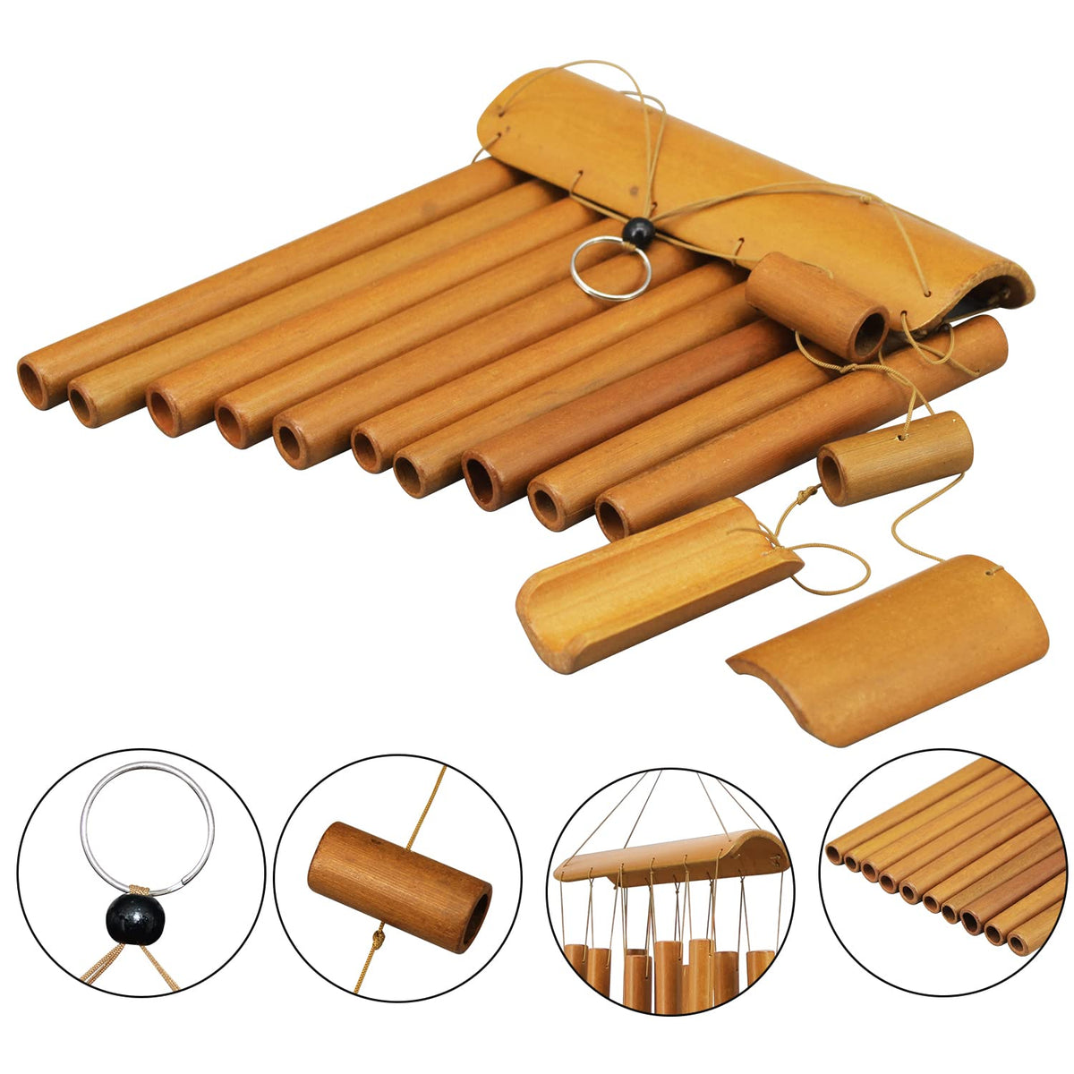 Virekm windchime hanging-platform shows easy setup.