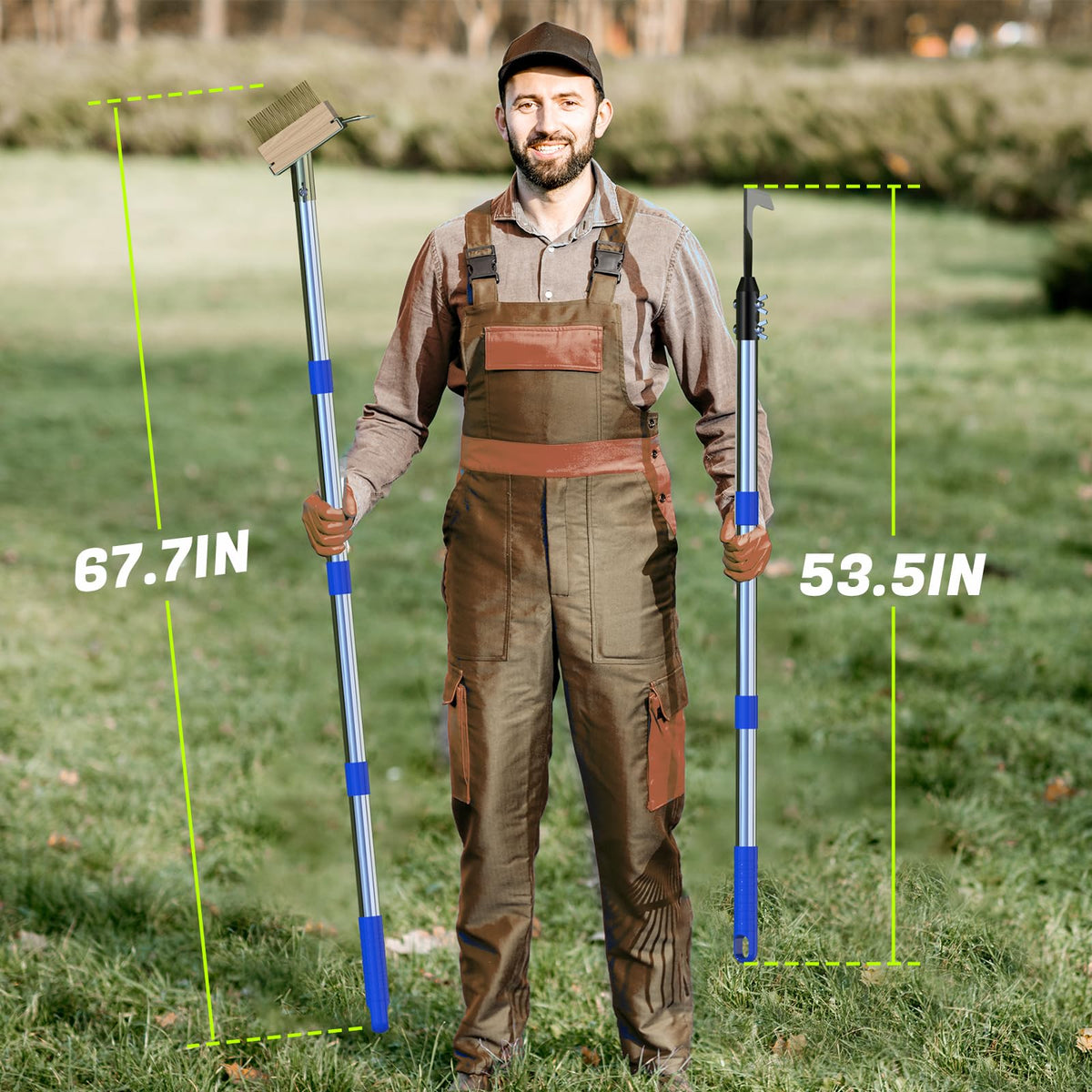Viscogrip garden path tool removes moss and debris for a tidier walkway