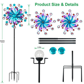 VISFLAIR weatherproof wind sculpture withstands rain and sun for seasons