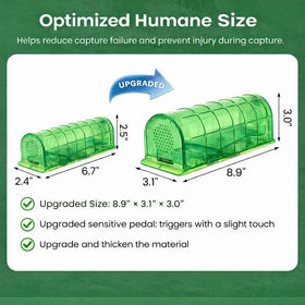 VisidgeB2C humane trap indoor-outdoor flexibility supports use in kitchens, garages