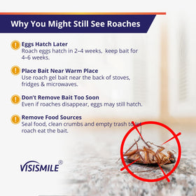 Visismile cockroach repellent safe indoor use keeps homes clean.