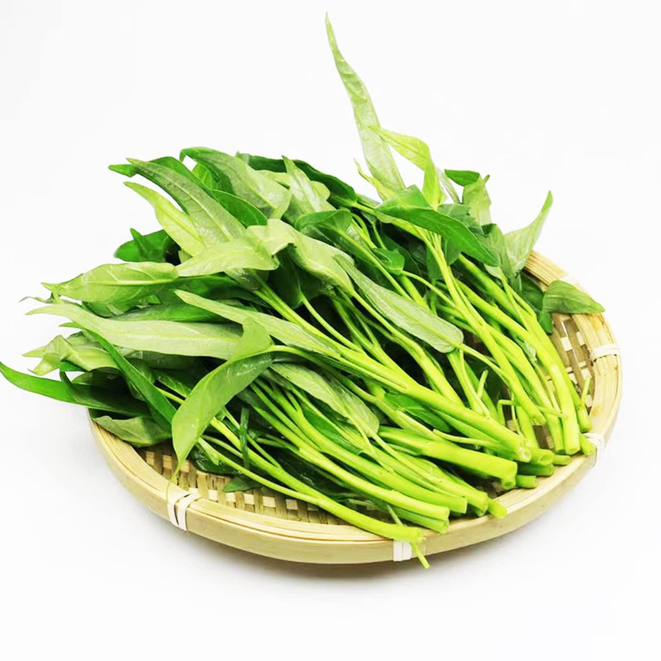 VISTATU water spinach seeds pack close-up highlighting quality and packaging