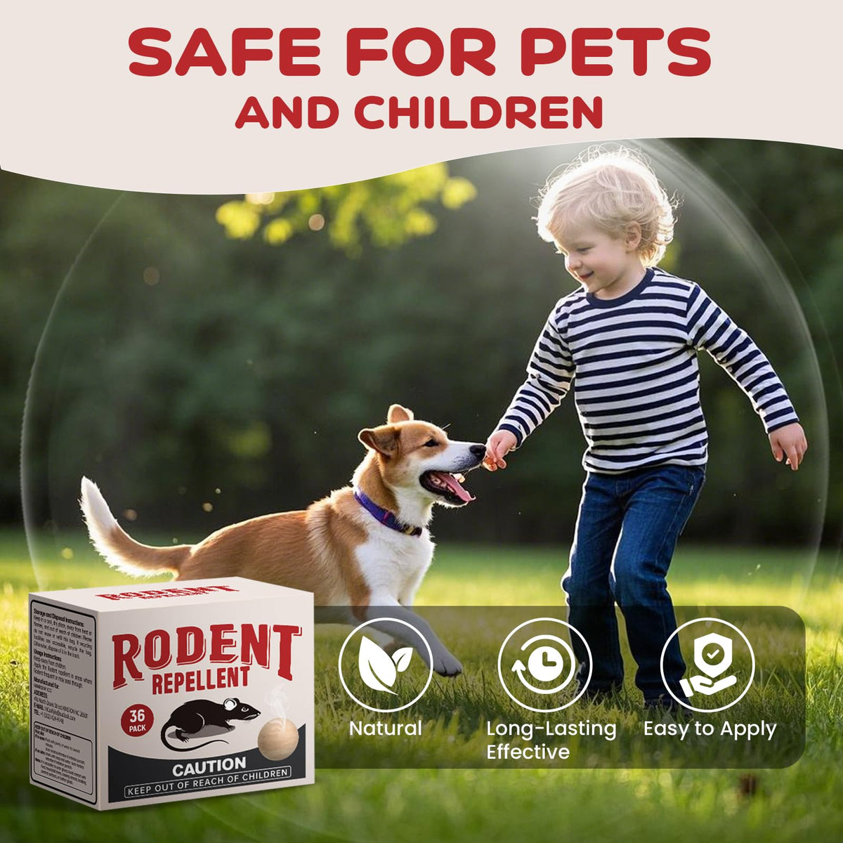 VistaZync plant-based formula emphasizes safe use around pets.