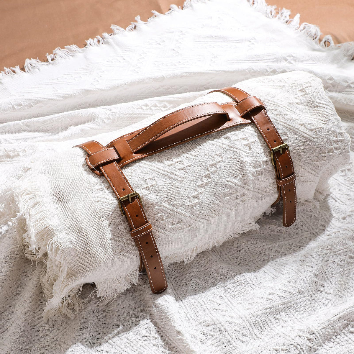 VitalCozy waterproof picnic blanket 71x71 folds for easy carry and reliable moisture protection.