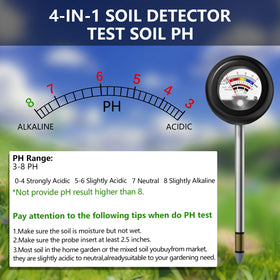 Vitamicor soil tester metal probe in soil for durable testing