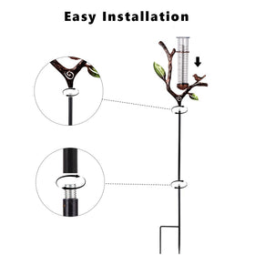 Viterlight garden rain gauge blends decor with rainfall tracking.