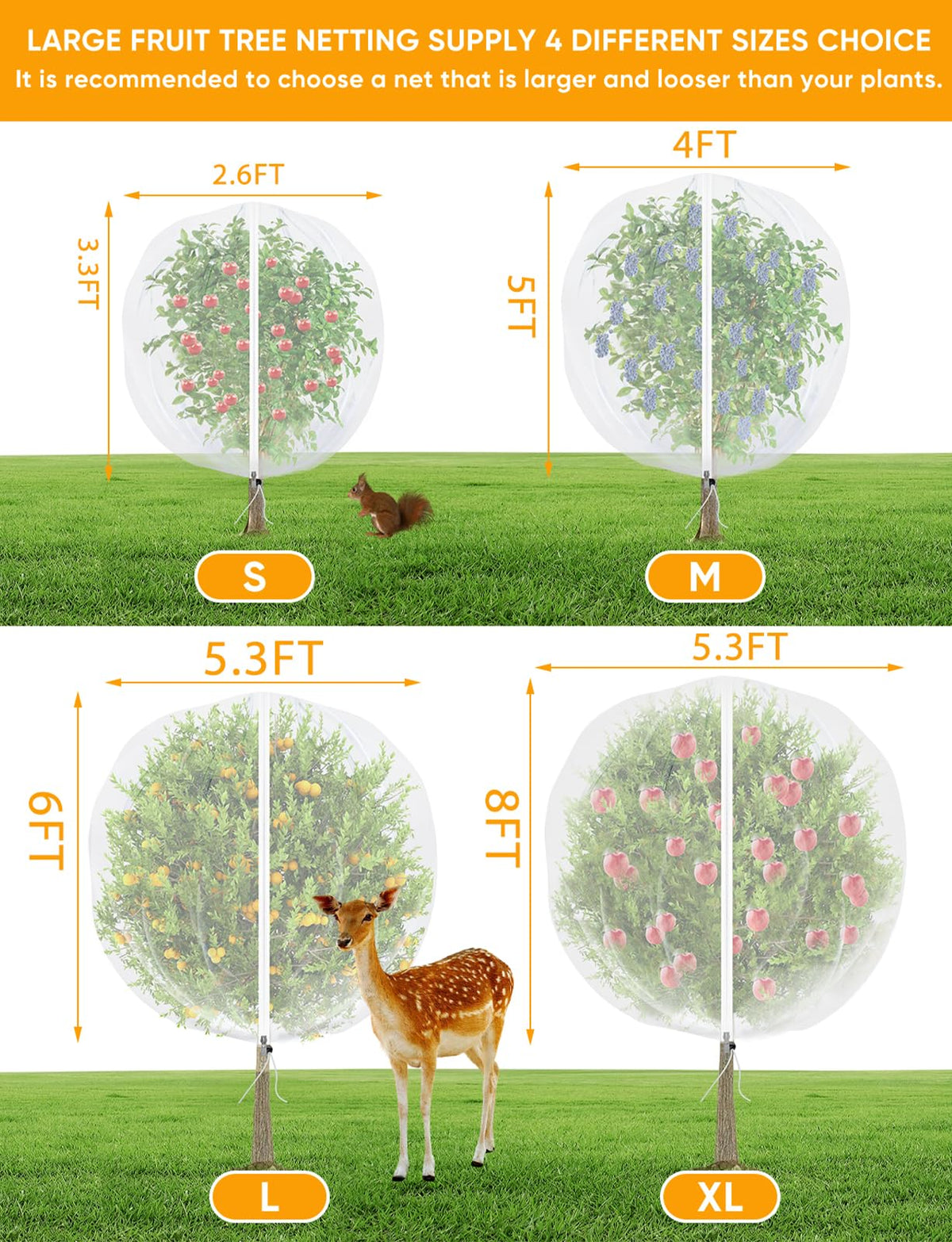 VITI netting withstands wind and rain for reliable garden protection