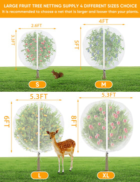 VITI netting withstands wind and rain for reliable garden protection