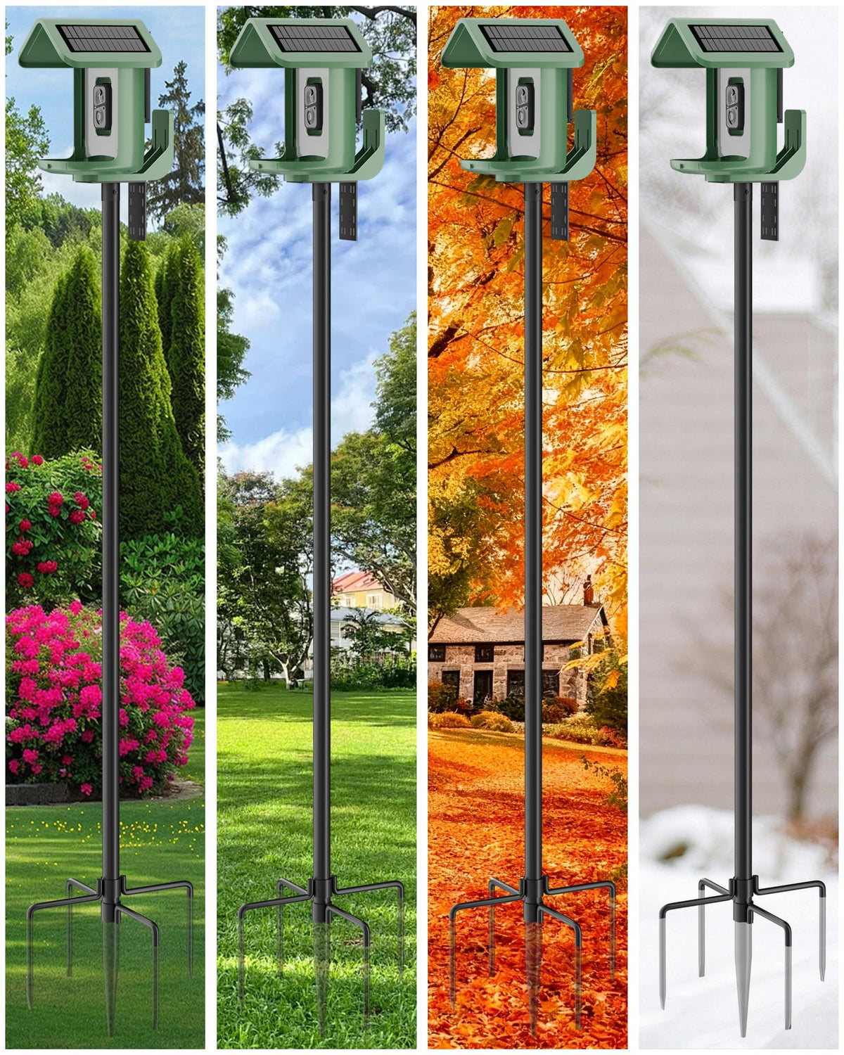 VIUBIRD outdoor garden setup enhances your yard with a sturdy feeding station.