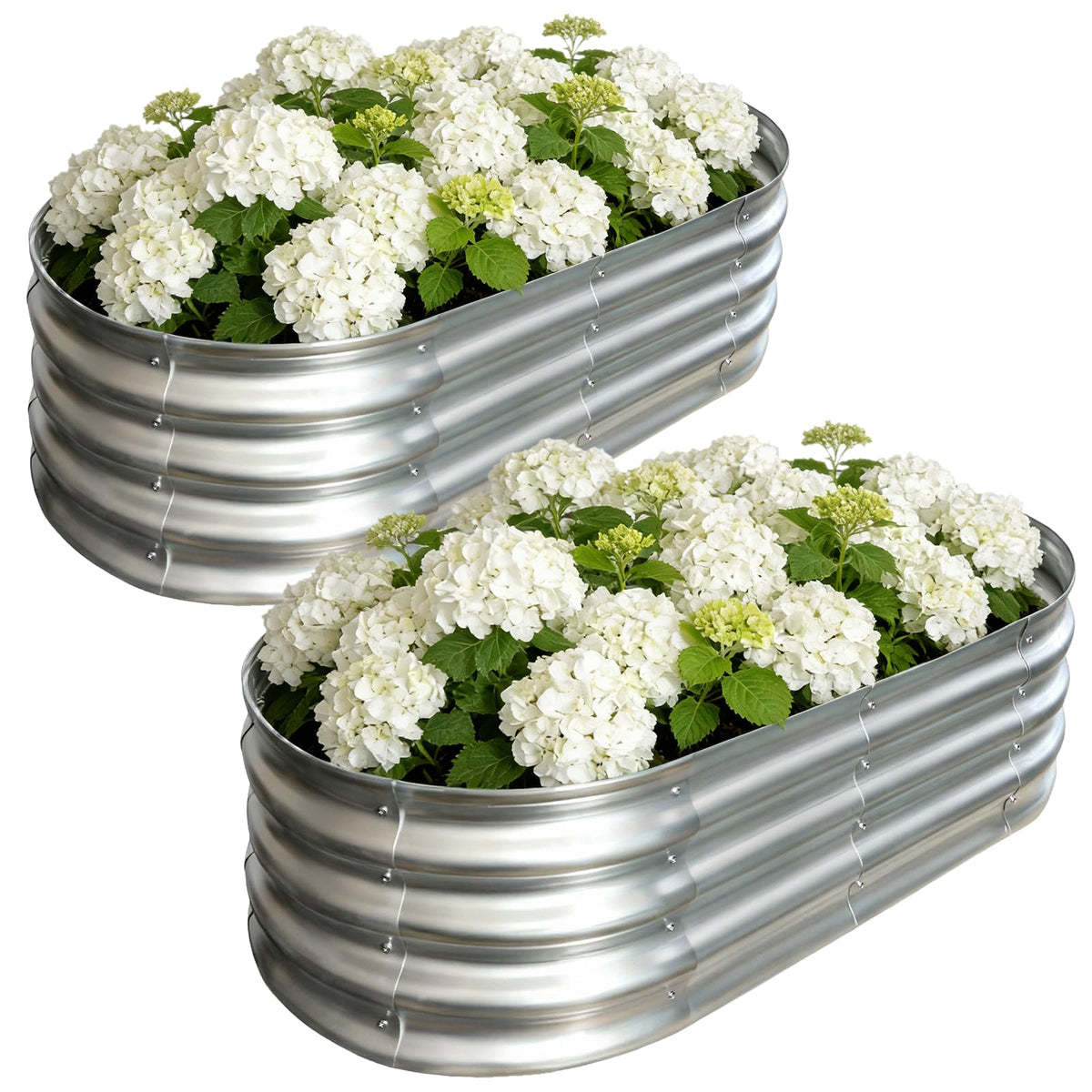 Vivagarden galvanized raised bed assembly for quick outdoor setup