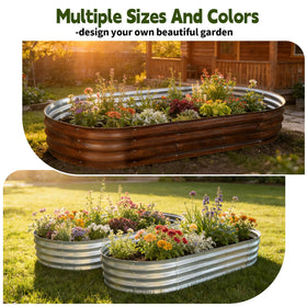 Vivagarden vegetable-herb-flower-planting ideas with 6x3x1ft bed.