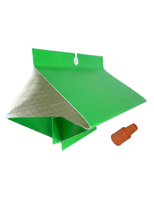 VivaGrow Clearwing Moth Trap 2 Pack attracts pests while protecting beneficial insects.