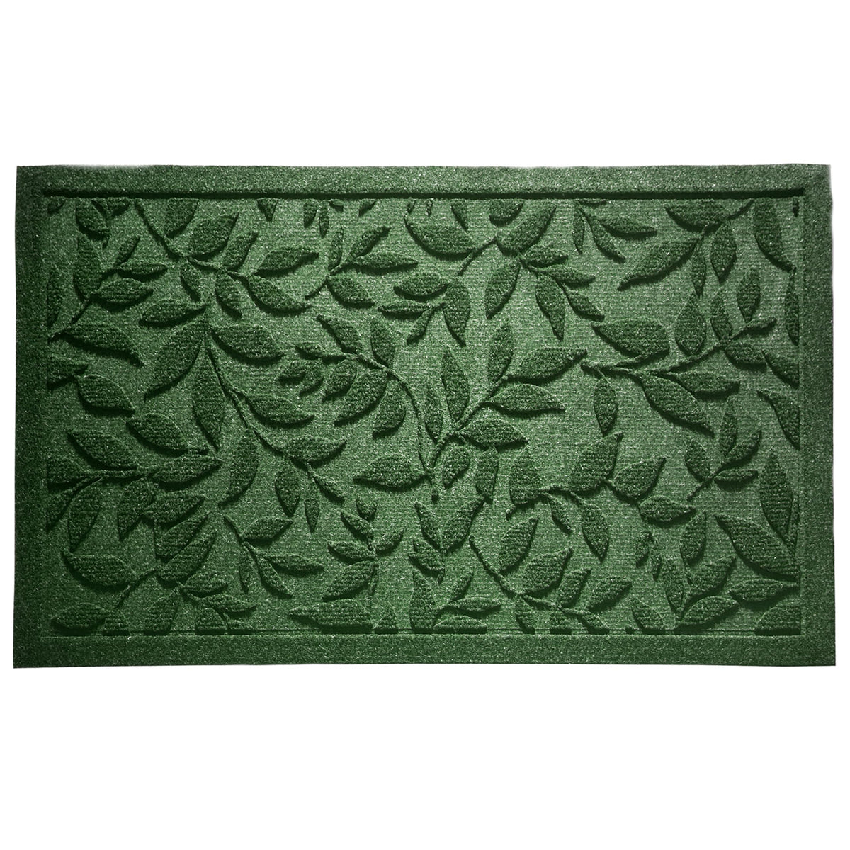 VivaNest doormat close-up of eucalyptus leaf pattern