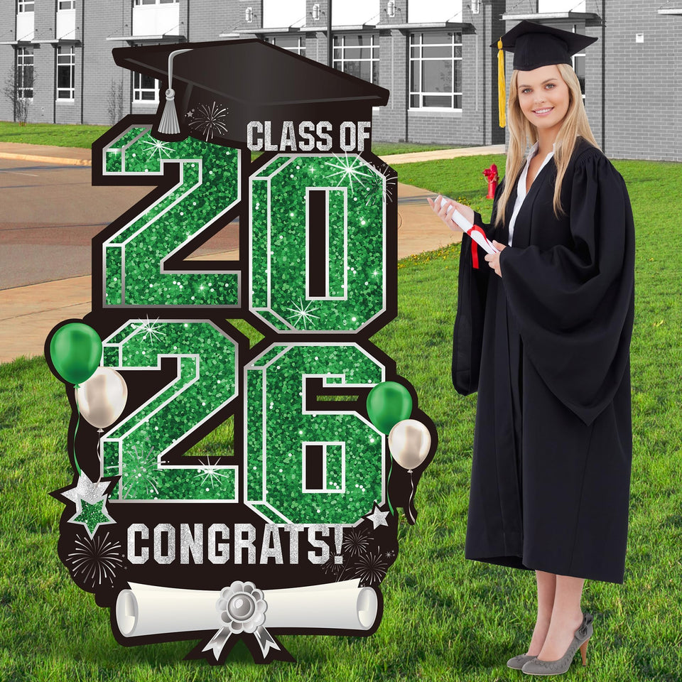 Vivantia 2026 graduation yard sign features four panels for bold outdoor visibility.