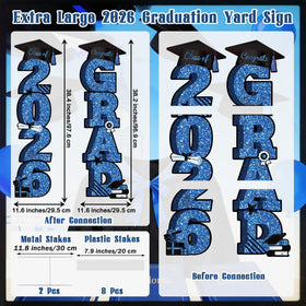 Vivantia 2026 yard sign with bold 2026 and GRAD lettering for ceremonies