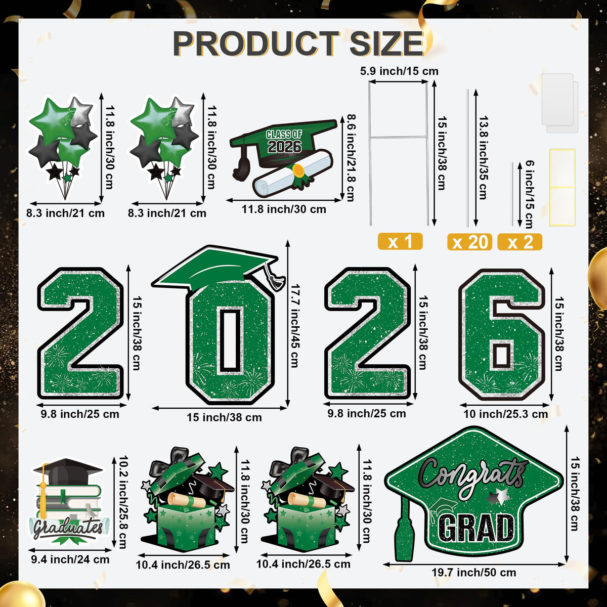 Vivantia 2026 numerals sign for bold outdoor celebration