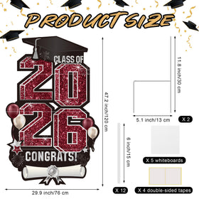 Vivantia 47x30 inch sign with base stakes offers sturdy outdoor display.
