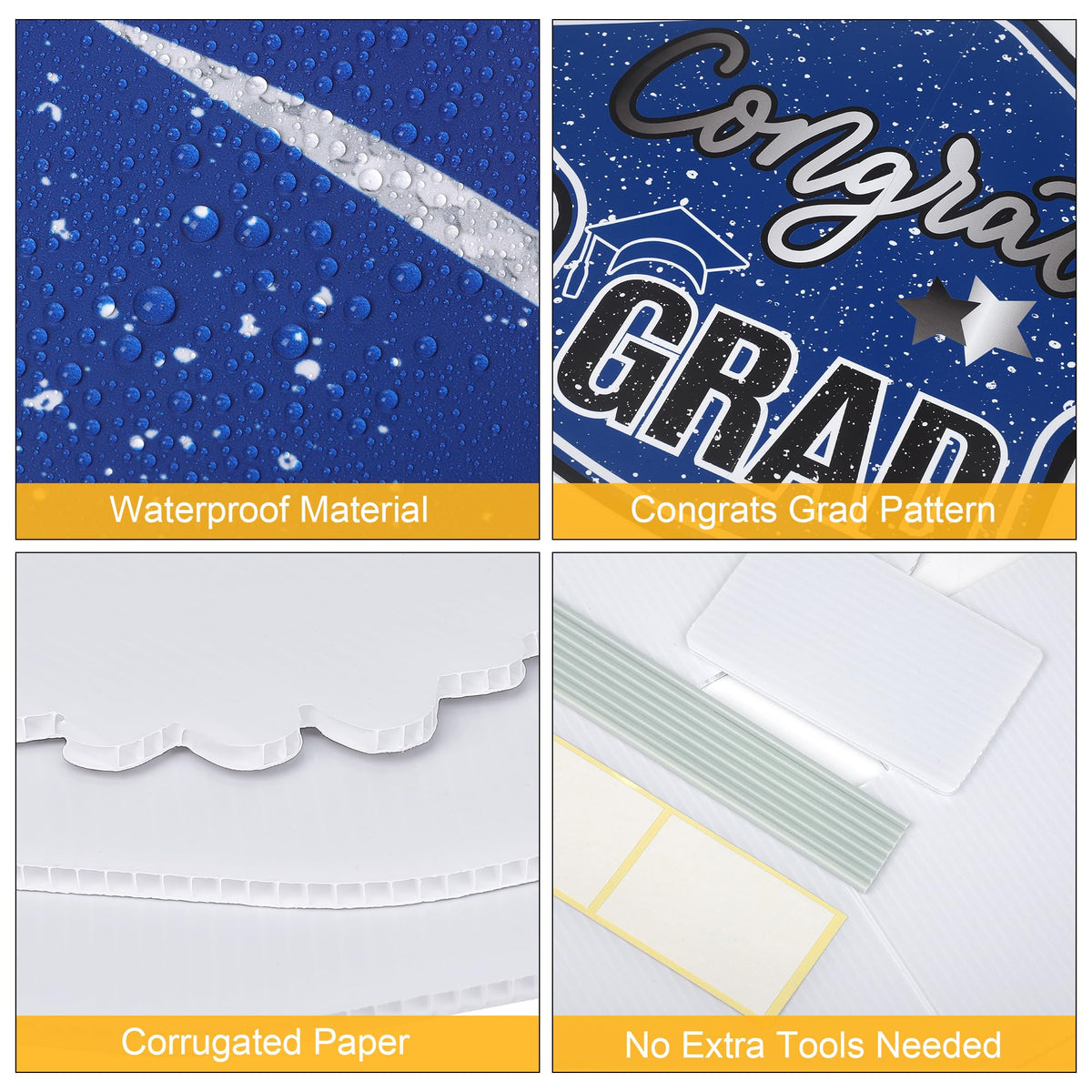Vivantia balloon and gift decorations yard sign brighten outdoor celebrations.